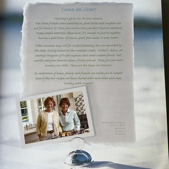 Vera Bradley Cooking With Friends 208 Page Cookbook - Picture 6 of 12
